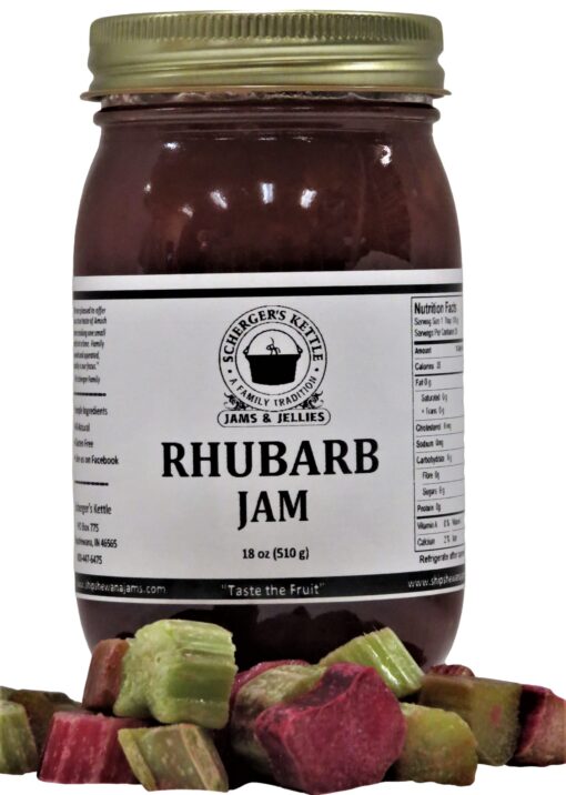 Rhubarb Jam, 18 oz