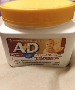 A+D Original Diaper Rash Ointment, Prevents & Protects Diaper Rash, Moisturizes & Heals Dry Skin With Vitamins A&D, 16oz Jar 42 71nH8606uPL 1