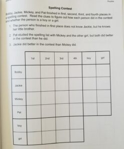 Mind Benders Level 4 Workbook - Deductive Thinking Skills Puzzles (Grades 3-6) 6 71nHBDY0i8L