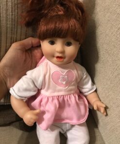 Melissa & Doug Mine to Love Brianna 12-Inch Soft Body Baby Doll With Hair and Outfit - First Baby Doll For Toy For Kids 18 Months And Up English Only Standard Packaging 31 71nI31sitpL