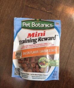 Pet Botanics Training Rewards Mini Treats For Dogs, Bacon, 4 Oz. 4 Ounce (Pack of 1) 34 71nId6CxrjL
