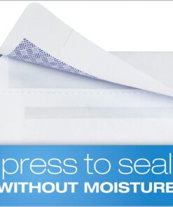 Quality Park #8 5/8 Double-Window Security Envelopes, Self-Sealing, Tamper Evident, For Checks, Payroll, 24 lb White Wove, 3-5/8 x 8-5/8 Inches, 500/Box (QUA67539) 1 10 71nIeHp1SuL