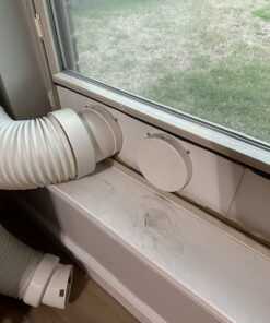 Whynter ARC-14S 14,000 BTU Dual Hose Portable Air Conditioner with Dehumidifier and Fan for Rooms Up to 500 Square Feet, Includes Storage Bag, Platinum/Black, AC Unit Only 84 71nIfjAZMdL