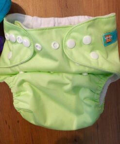 ALVABABY Baby Cloth Diapers 6 Pack with 12 Inserts Adjustable Washable and Reusable Pocket Diapers for Baby Girls 6BM88 Pure Color88 31 71nJyd BsHL