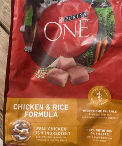 Purina ONE Chicken and Rice Formula Dry Dog Food - 8 lb. Bag Dry Food Chicken & Rice 8 Pound (Pack of 1) 44 71nK3j8aqxL