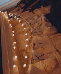 Dailyart Globe String Light 40 Led Battery Operated String Lights Waterproof Outdoor Indoor String Lights for Bedroom Classroom Decor, Battery String Lights for Christmas Wedding Party 13ft Warm White Yellow 44 71nKcdTWpxL