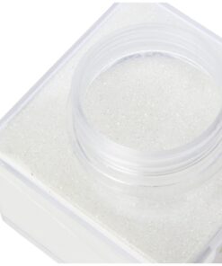 Alternative view of Sulyn Extra Fine Crystal Diamond Glitter Stacker Jar, 2 Ounces, Non-Toxic, Stackable and Reusable Jar, Multiple Slot Openings for Easy Dispensing and Mess Reduction, SUL50860,1 Pack , White 1