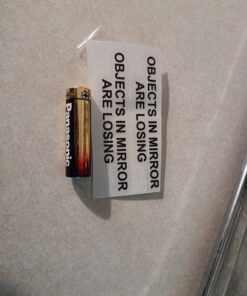 BERRYZILLA (Pair) Objects in Mirror are Losing Decal Black Etched Glass Funny Sticker 32 71nKrvkj19L