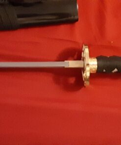 Makoto Hand Forged Sharp Samurai Sword - Crystal Golden Dragon on Saya 21 71nLDhYDJfL