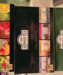 Ahmad Tea Variety Gift Box, 60 Foil Enveloped Teabags, Twelve Teas, 1 Count 36 71nM7FH3EYL