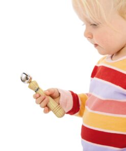 Alternative view of Nino Percussion NINO960 5-Inch Bell Stick, Natural Finish Single Bell