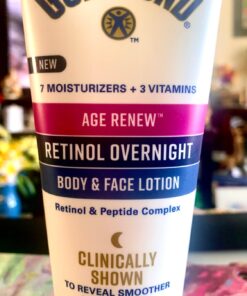 Gold Bond Age Renew Retinol Overnight Body & Face Lotion, With Retinol & Peptide Complex, 7 oz. 7 Fl Oz (Pack of 1) 32 71nME MPONL 1