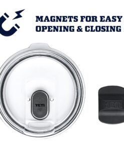 YETI Rambler 14 oz Mug, Vacuum Insulated, Stainless Steel with MagSlider Lid, Stainless Charcoal 13 71nMVvqtplL