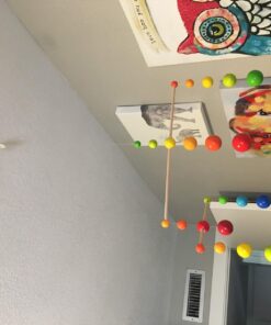 HABA Nursery Room Wooden Mobile Rainbow Balls (Made in Germany) 17 71nMcWnOYL