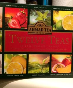 Ahmad Tea Variety Gift Box, 60 Foil Enveloped Teabags, Twelve Teas, 1 Count 37 71nMmt1dAtL