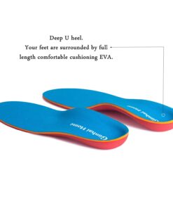 Orthotics Insoles/Inserts Arch Supports for Flat Feet/Plantar Fasciitis/Pronation/Feet Pain/Sports for Men and Women Shoes (127-BLUE, US Men(4-4.5)-Women(6-6.5)-9.06"-230MM) 127-blue 12 71nN3TzXXrL