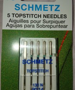 Topstitch Machine Needle-Size 90/14 5/Pkg,Silver 5 71nNgJdsouL