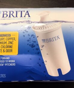 Brita Standard Water Filter Replacements for Pitchers and Dispensers, Lasts 2 Months, Reduces Chlorine Taste and Odor, 3 Count 71 71nNi2kFulL