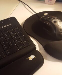 Premium Wrist Rests for Keyboard and Mouse Pad Set - Memory Foam Cushion, Black - Ergonomic Wrists Hand Arm Rest Support for Laptop Computer Desk and Gaming - Carpal Tunnel Syndrome Relief Premium 56 71nO8HKlHL