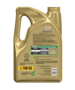 Alternative view of Castrol 1597B1 EDGE Extended Performance 5W-30 Advanced Full Synthetic Motor Oil, 5 Quart