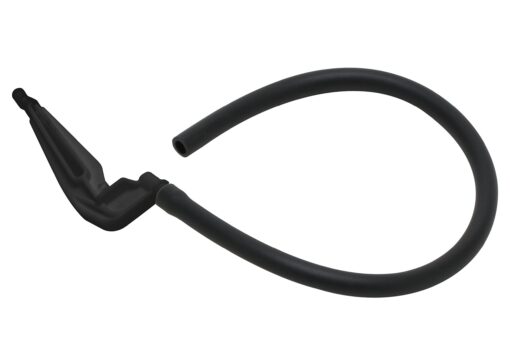 Fluidmaster 218 Toilet Refill Tube and Clip Replacement, For 100,200,200A, 400A and Most Other Valves , Black 1 Count (Pack of 1)