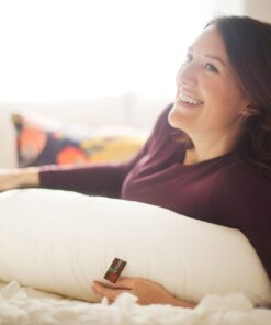 Leachco Snoogle Original Maternity/Pregnancy Total Body Pillow, Ivory 60 Inch 29 71nPs0UyFdL