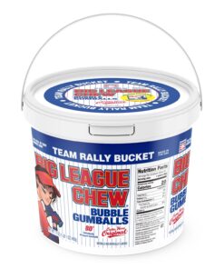 Big League Chew - Original Bubble Gum Flavor + 80pcs Individually Wrapped Gumballs + For Games, Concessions, Picnics & Parties 80 Count (Pack of 1) 13 71nQ4uWQQXL 4