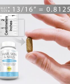 Mauricettes Hair Skin and Nails Vitamins - Blend of Over 20 Ingredients - Collagen Biotin Keratin - Natural Growth & Strengthener 13 71nQ8wOLg2L