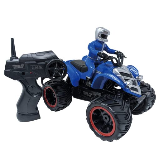 Think Gizmos Remote Control Quad Bike – Super Fun Speed Master Remote Control Toy Quad Bike - Multichannel Remote and Helpful Coloured Stickers for Multiplayer Fun Multi-Channel