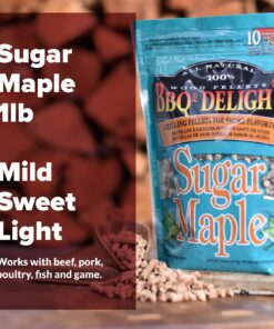 BBQr's Delight Wood Smoking Pellets - Super Smoker Gift Value Pack - 1 Lb. Bag - Apple, Sugar Maple, Savory Herb, Orange, Black Walnut, and Cherry Gift set 1 14 71nQTHRK3TL