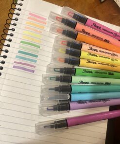 SHARPIE Highlighter, Clear View Highlighter with See-Through Chisel Tip, Stick Highlighter, Assorted, 12 Count 1 Count (Pack of 12) 26 71nQWtk2GvL