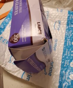 Dealmed Medical Exam Nitrile Gloves– 200 Count, Disposable Non-Irritating Latex Free Multi-Purpose Use for a First Aid Kit and Facilities, Large Large (Pack of 200) Purple (Pack of 1) 23 71nQzZ0yRdL