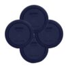 Pyrex 7202-PC 1113805 1 Cup Dark Blue Lid (4-Pack) 4