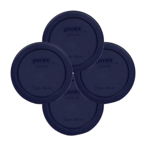 Pyrex 7202-PC 1113805 1 Cup Dark Blue Lid (4-Pack) 4