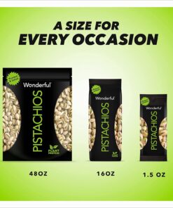 Wonderful Pistachios In Shell, Roasted and Salted Nuts, 48 Ounce Resealable Bag - Healthy Snack, Protein Snack, Pantry Staple Roasted & Salted 3 Pound (Pack of 1) 22 71nRbokaQL