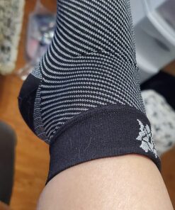 Bitly Plantar Fasciitis Compression Socks for Women & Men - Best Ankle Compression Sleeve, Nano Brace for Everyday Use - Provides Arch Support & Heel Pain Relief (Black, Medium) Black 1 43 71nRdYDZakL