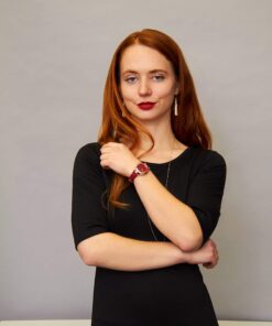 Burgi Diamond Accented Flower Dial Watch - 4 Diamond Hour Markers On Genuine Leather Strap - BUR128 14 71nRkpqjHOL