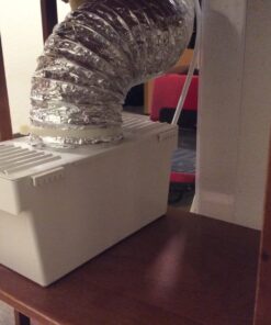 Deflecto Dryer Lint Trap Kit, Indoor Venting with Supurr-Flex Flexible Metallic Duct, Includes Clamps (LTF) 32 71nSSET2IKL