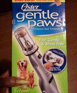 Oster Gentle Paws Less Stress Dog and Cat Nail Grinder, 2 Speed (078129-600-000) Blue 37 71nSYPvR1LL