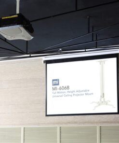 Mount-It! Ceiling Projector Mount | Full Motion and Height Adjustable from 14.5-21.5 Inches | Universal Bracket Fits Epson, Optoma, Benq, and Viewsonic Projectors | 30 Lbs Capacity (Medium) Medium 21 71nSYdQBO2L