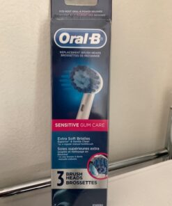 Oral-B Sensitive Gum Care Electric Toothbrush Replacement Brush Heads Refill, 3 Count Sensitive Gum Care Refills (3) 25 71nSygr8P4L