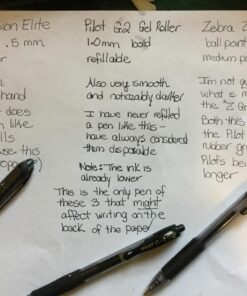 Uniball Vision Elite Rollerball Pens, Black Pens Pack of 12, Micro Pens with 0.5mm Ink, Ink Black Pen, Pens Fine Point Smooth Writing Pens, Bulk Pens, and Office Supplies 34 71nTDY92LWL