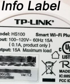 Kasa Smart HS100 WiFi Smart Plug, Classic 1-Pack, White 73 71nTfLvTS9L