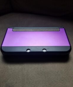 TNP Protective Case Compatible with Nintendo New 3DS XL LL 2015, Purple - Plastic + Aluminum Full Body Protective Snap-on Hard Shell Skin Case Cover New Modified Hinge-Less Design 44 71nTfMQwdUL
