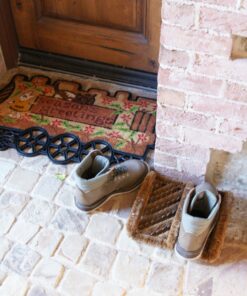 Rubber-Cal "Herringbone" Coir Boot Scraper Brush, 2.5 by 12 by 13-Inch (10-100-009), Tan 15 71nUPkIdA9L