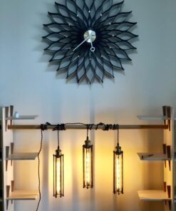 Vintage Pendant Light Kit Cord with Dimming Switch and Triple E26/E27 Industrial Light Socket Lamp Holder 25FT Twisted Black Cloth Bulb Cord Plug in Hanging Light Fixture 29 71nUZ1l1J4L