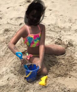 Click N' Play Beach Toys for Kids 3-10 - 18pc Sand Toys Including Sand Buckets for Kids with Sifter, Watering Can, Rake, 4 Hand Tools, 10 Sand Molds & Mesh Beach Toy Bag - Sandbox Toys for Toddlers 18 pc Beach set 34 71nUgBvXbcL