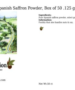 Antonio Garcia Inesta Pure Spanish Saffron Powder from OliveNation - Box of 50 .125 g envelopes 3 71nUvqTyRcL