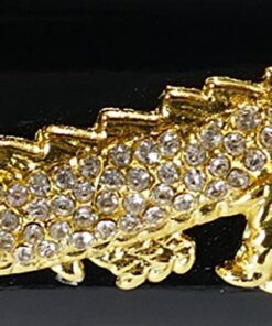 Makoto Hand Forged Sharp Samurai Sword - Crystal Golden Dragon on Saya 18 71nWJsPMroL