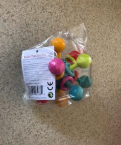 Manhattan Toy Atom Rattle & Teether Grasping Activity Baby Toy 27 71nWQmqFWqL